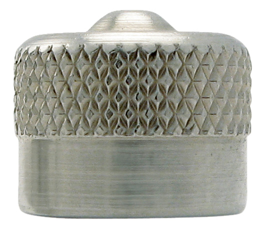 Ventilkappe Messing, vernickelt mit Dichtung KA-F.VENT-M.DI