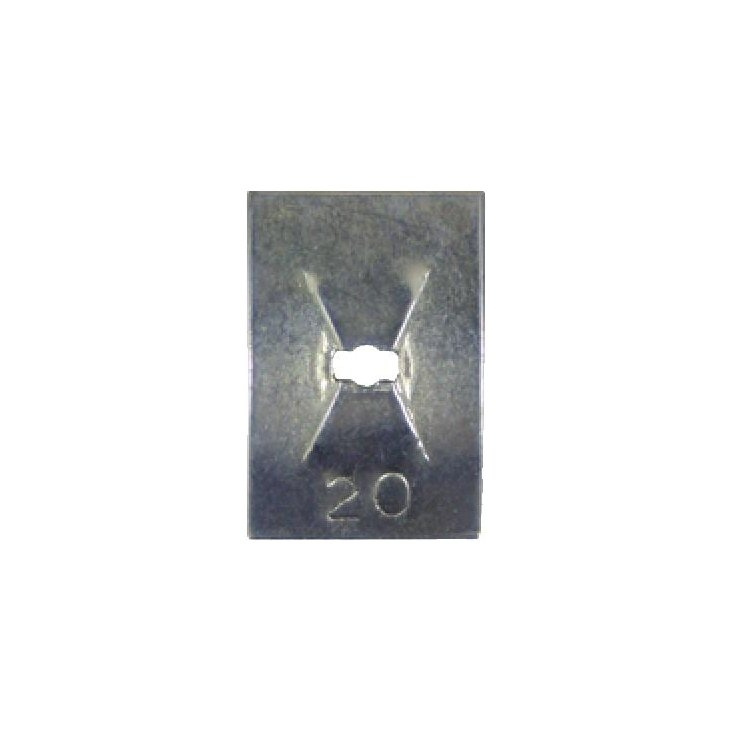 Federmutter Typ 1 2,0 mm Flache Form