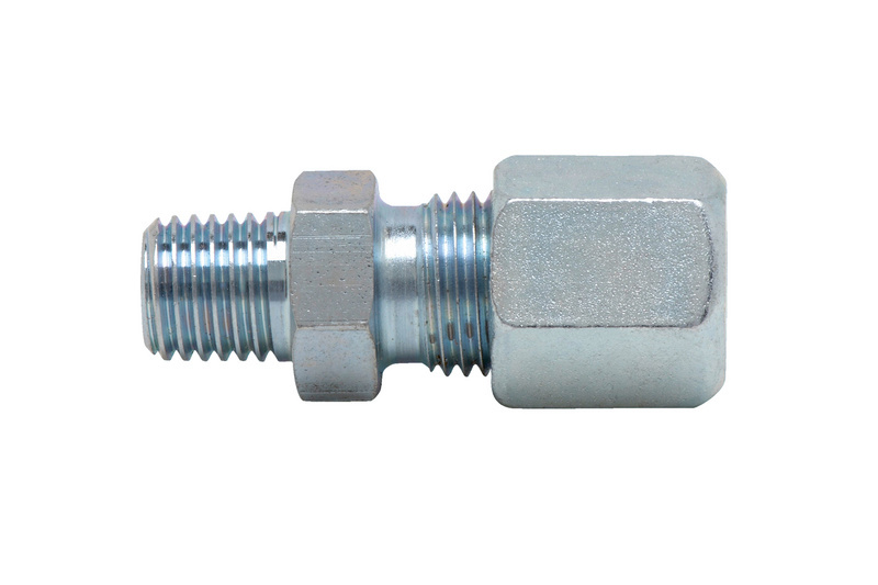 Gerade Einschraubverschraubung Armatur komplett 4 mm für Zentralschmieranlage
