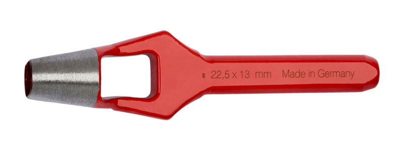 Henkel-Locheisen 17 x 11 mm für Ovalösen