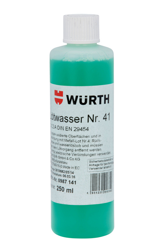 Lötwasser Nr. 41 LOETWA-NR41-DIN8511-250ML