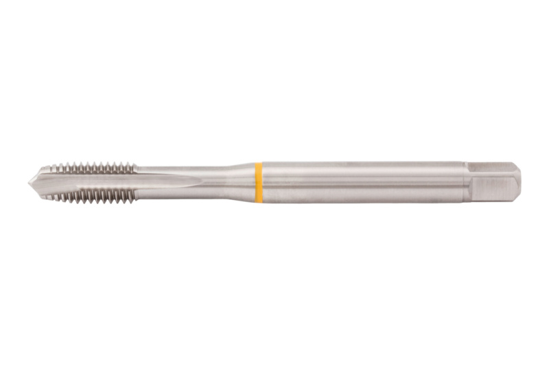 Maschinengewindebohrer M8 HSCo Gelbring, DIN 371/376, Alu-Profi, Durchgangsloch