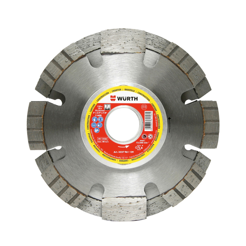 Diamantfrässcheibe Kombi TSHB-DIA-KOMBI-F.MSF-ST19-BO22,23-D125MM