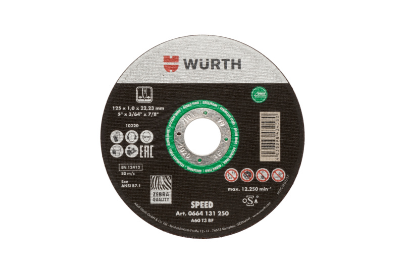 Trennscheibe Speed 125 x 0,8 für Edelstahl