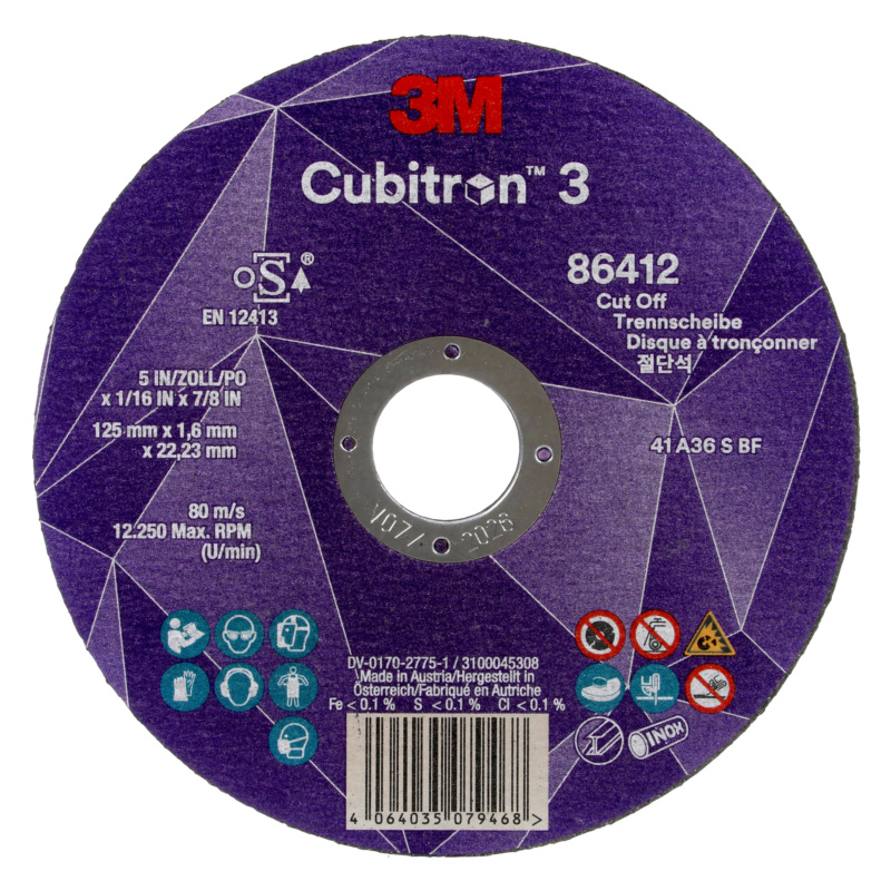 Trennscheibe Cubitron III TSHB-(CUBITRON III)-ST2,0-BO22,23-D125