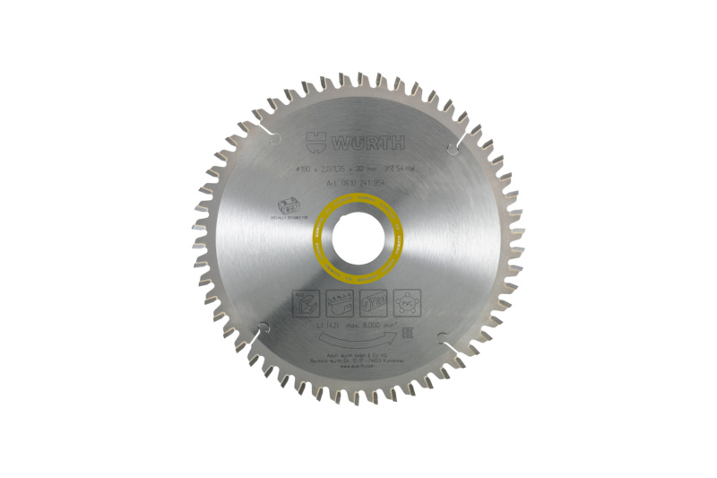 Kreissägeblatt 190 x 2,0/1,35 x 30 für Akku-Holzhandkreissägen