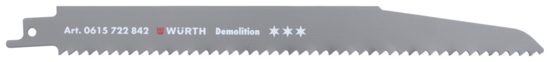Säbelsägeblatt Bau drei Sterne Demolition Baustellenprofi 228x4,2