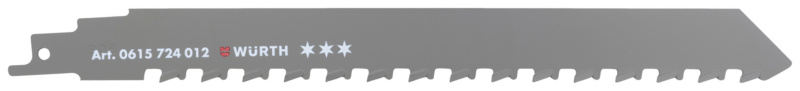 Säbelsägeblatt Bau drei Sterne 240 x 12 für Backstein/Gasbeton