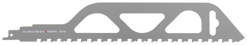 Säbelsägeblatt Bau drei Sterne 300 x 12 für Backstein/Gasbeton
