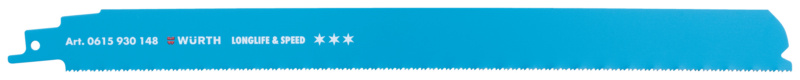 Säbelsägeblatt Metall drei Sterne Longlife & Speed 305x1,4/1,8