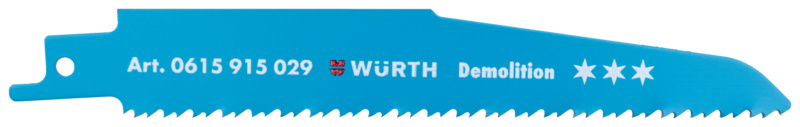 Säbelsägeblatt Metall drei Sterne Demolition 150x2,9 für Abbrucharbeiten