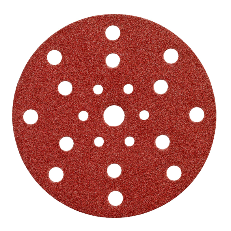 Kfz-Trockenschleifpapier Scheibe RED PERFECT® TSPAP-KLETT-MULTILOCH-P1500-D150MM