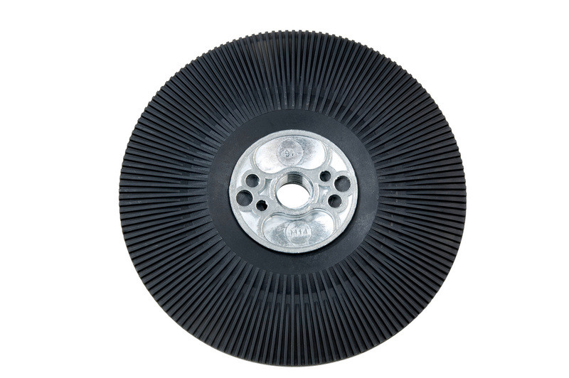 Stützteller mit Kühlrippen Ø 178 mm für Vulkanfiberscheiben