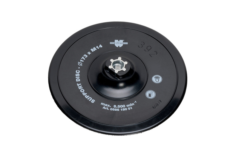 Haftteller Ø 180 mm für Winkelschleifer mit Gewinde