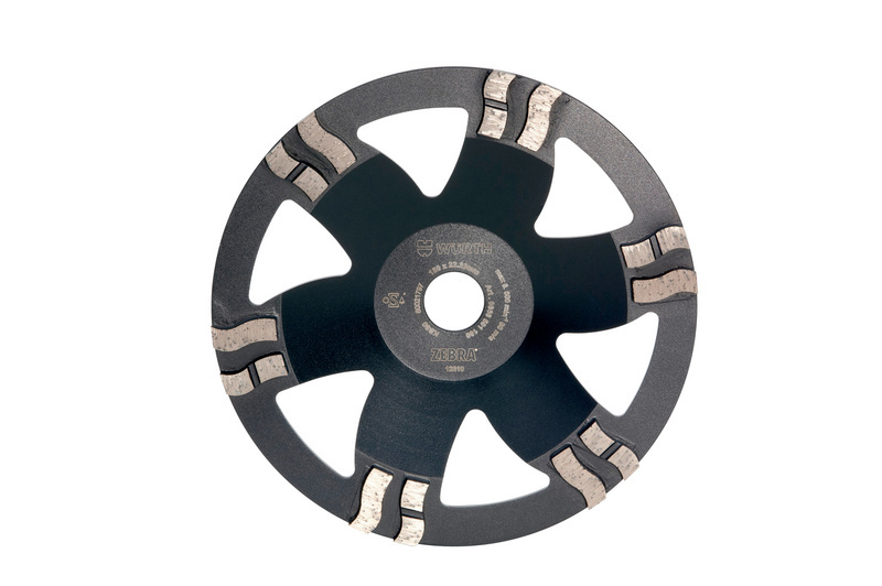 Diamant-Schleiftopf ZEBRA Hartmaterial SHLFTOPF-DIA-LS-HARTMAT-BO22,23-D180MM