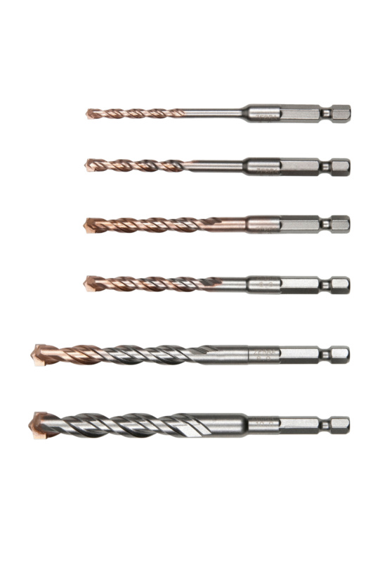 Schlagbohrer Multipack DUO-S 1/4 Zoll 6KT-Schaft 6-teilig