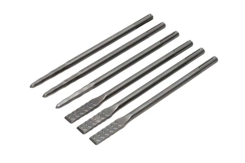 Spitz- und Flachmeißel Set Max Longlife & Speed 6-teilig