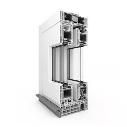 Kunststoff-Hebeschiebetür Aluplast HST 85