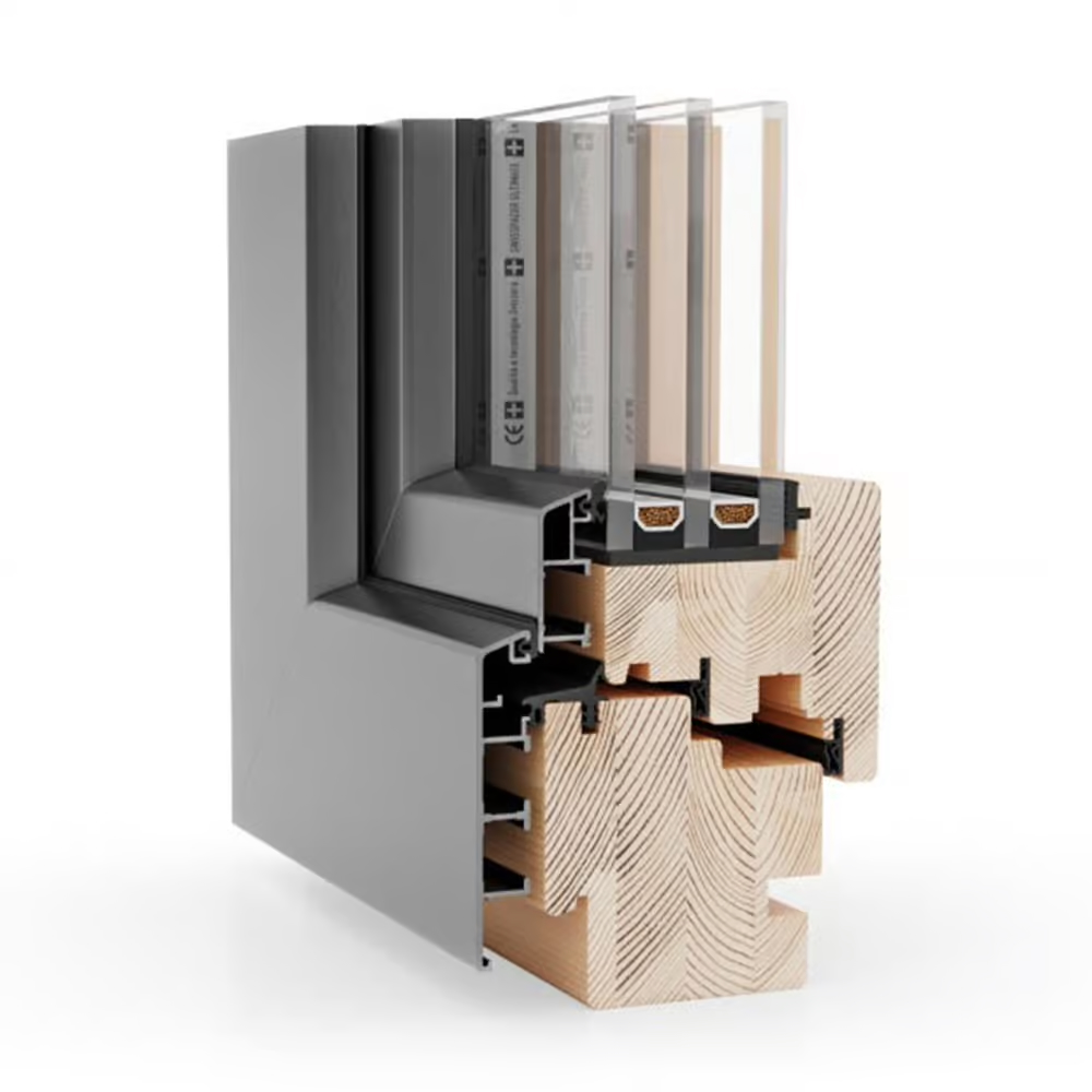 Holz-Alu-Fenster 80