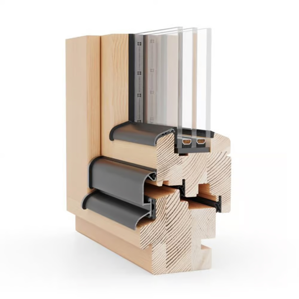 Holzfenster 80