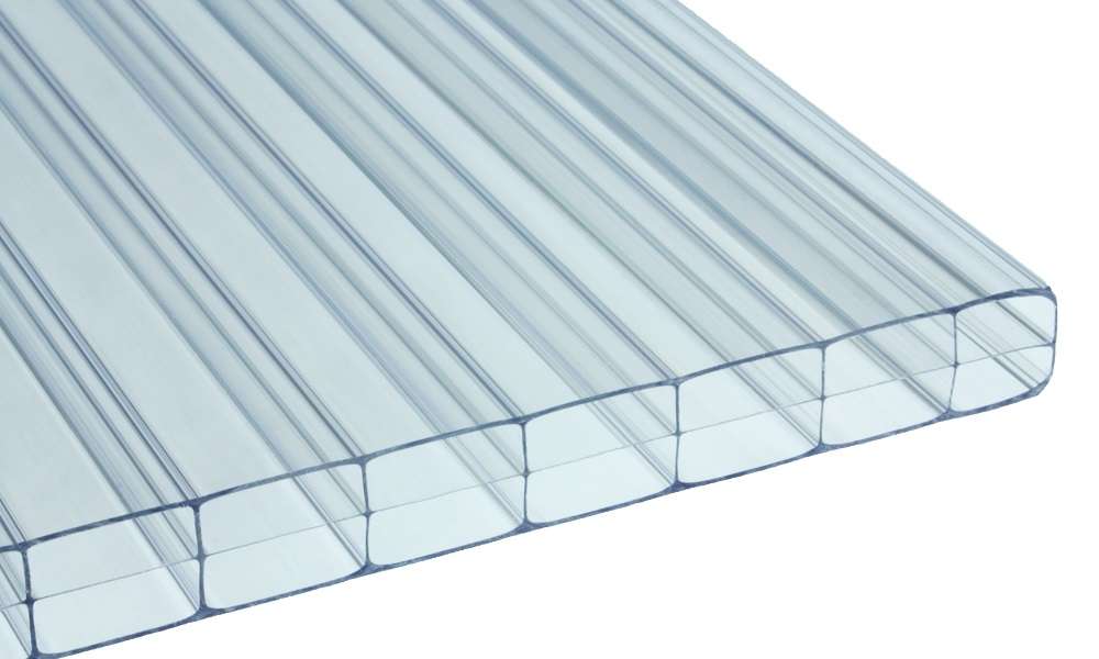 Stegdreifachplatte aus Polycarbonat