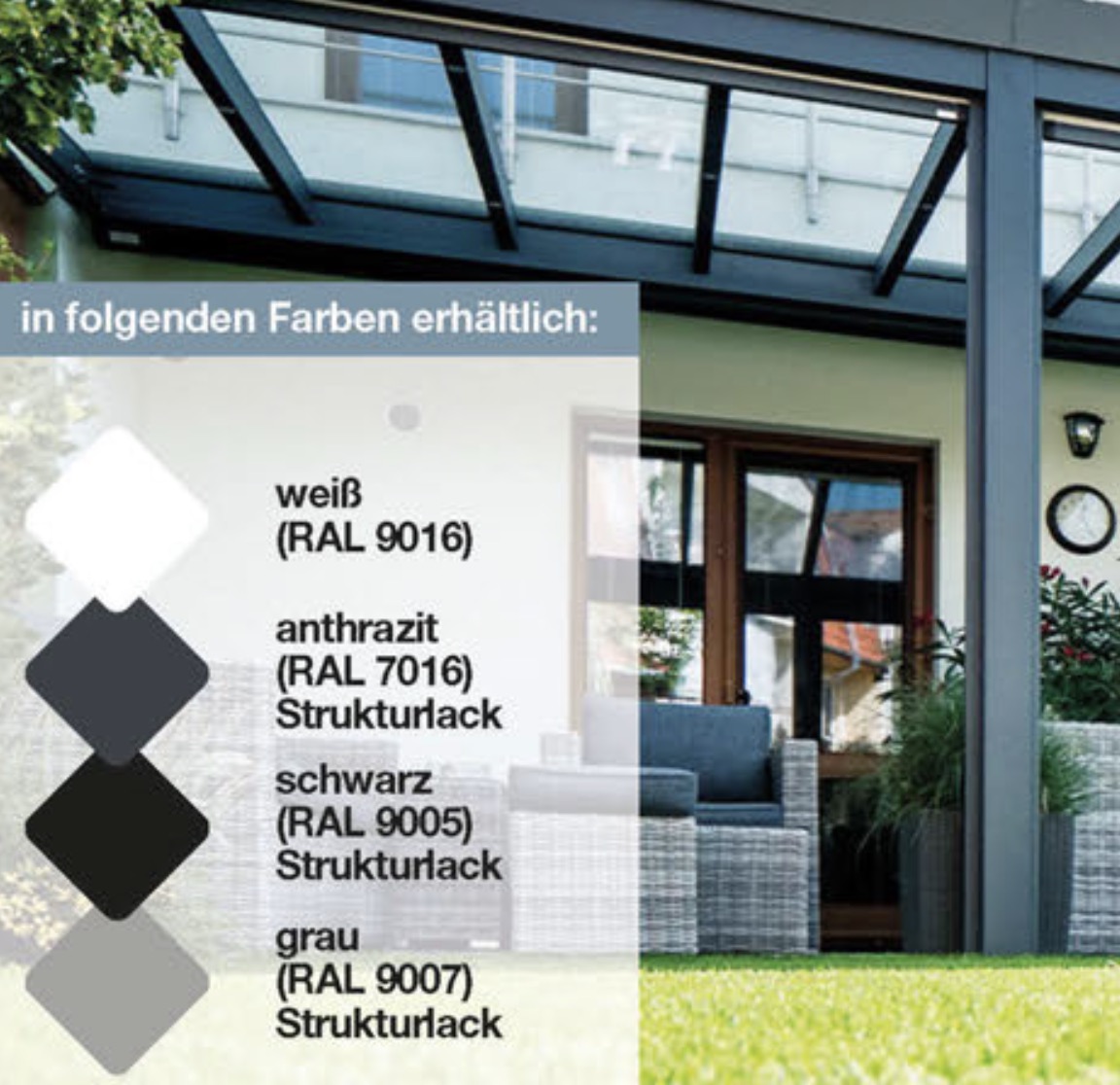 Terrassenüberdachung GOLDLINE