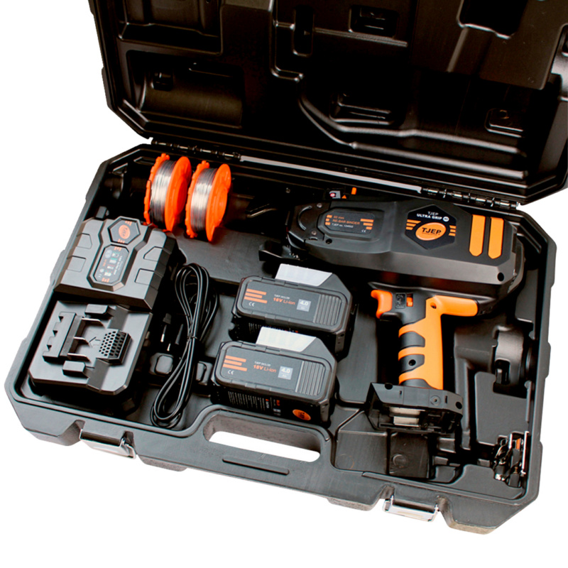 Drahtbinder-Set ULTRA GRIP 40 PRINETO MONTAGEKOFFER AKKU-DRAHTBINDER R