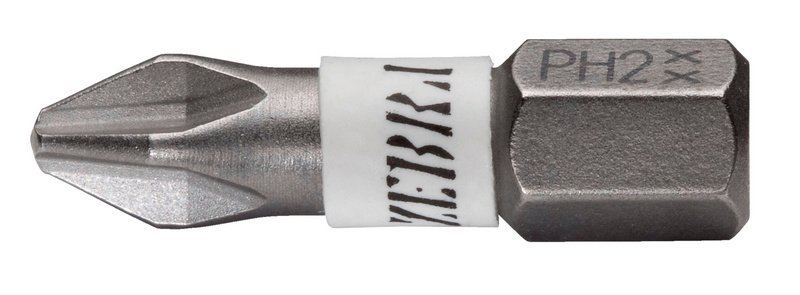 Bit Kreuzschlitz PH C 6,3 (1/4 Zoll) PH2 Außensechskant