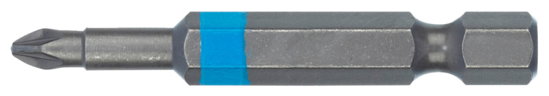 Bit Kreuzschlitz PZ E 6,3 (1/4 Zoll) PZ1 lange Ausführung für Pozidriv-Schrauben