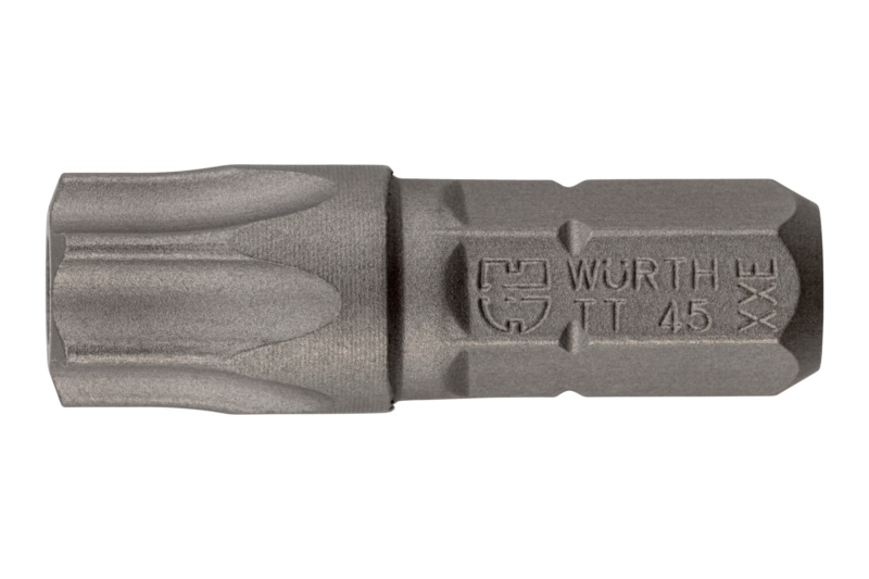 Bit TX C 6,3 (1/4 Zoll) TX 45 mit Bohrung