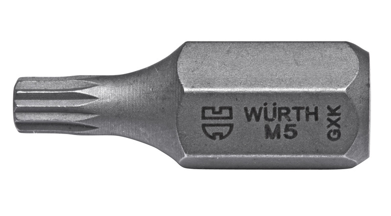 Bit Vielzahn XZN metrisch 10 mm Außensechskant