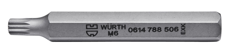 Bit Vielzahn XZN metrisch 10 mm Außensechskant
