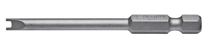 Bit Klauenschlüssel E 6,3 (1/4 Zoll) Gr. 8 mit Außensechskant