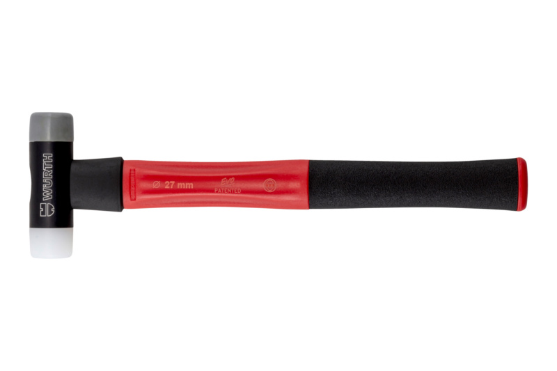 Verstärkter Schonhammer LIGHT mit der Einsatzkombination Nylon-Polyurethan