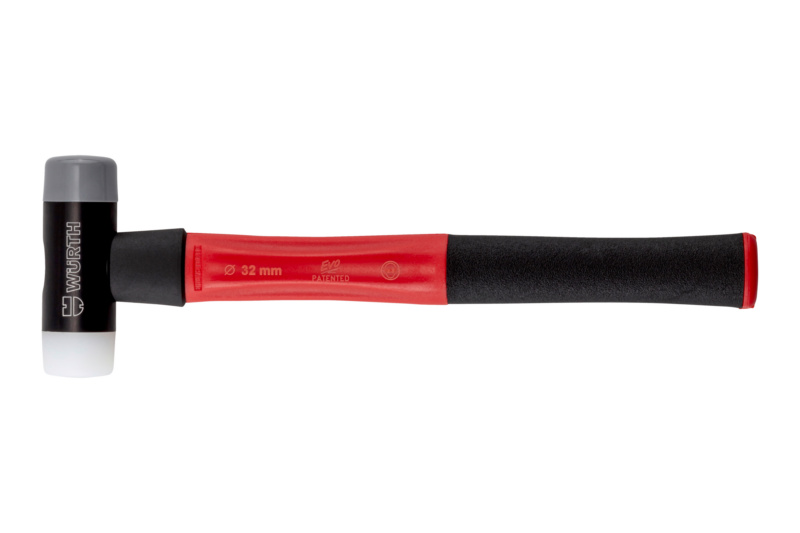 Verstärkter Schonhammer LIGHT mit der Einsatzkombination Nylon-Polyurethan