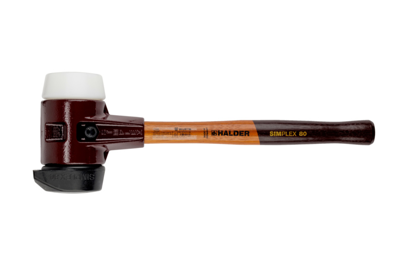 SIMPLEX Schonhammer L 400mm mit der Einsatzkombination Plastik-Gummi