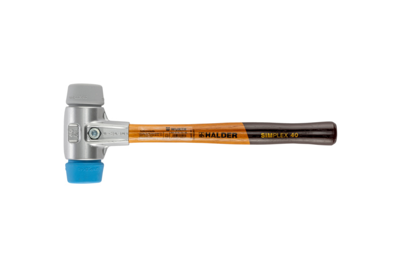 SIMPLEX Schonhammer mit einer Einsatzkombination aus Softkunststoffen