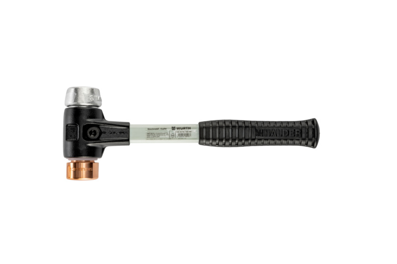 SIMPLEX Schonhammer mit der Einsatzkombination Weichmetall-Kupfer