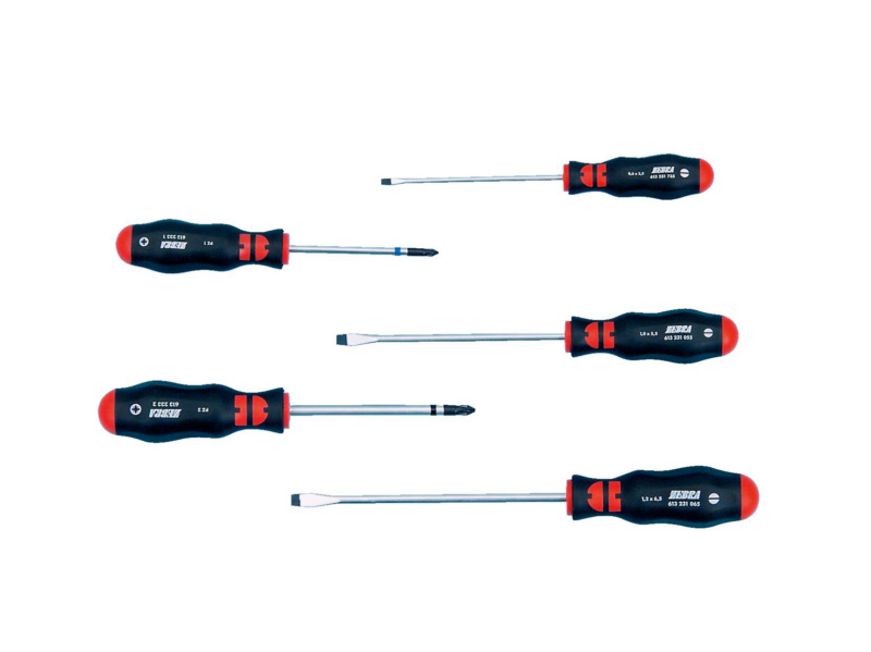 Schraubendreher-Satz Rundklinge für das Holzhandwerk