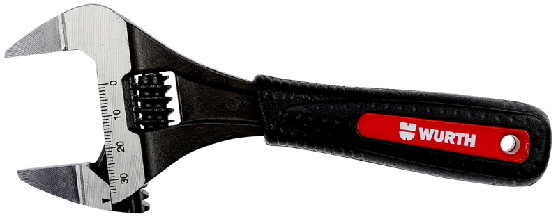 Einmaulschlüssel verstellbar 2K-Griff SLIM schwarz EINMAULSHSL-VERSTL-PHR-XS-6ZO