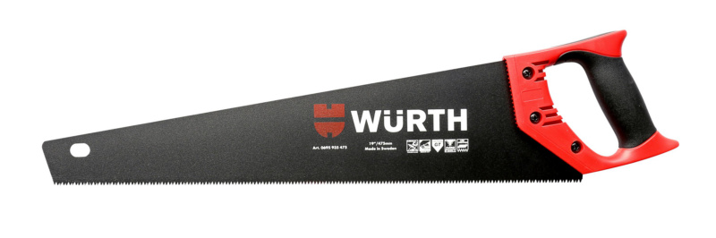 Handsäge 2-K Griff, gleitbeschichtet HNDSAE-(2K-GRF)-L475MM-DKGRAU-BESHICHT
