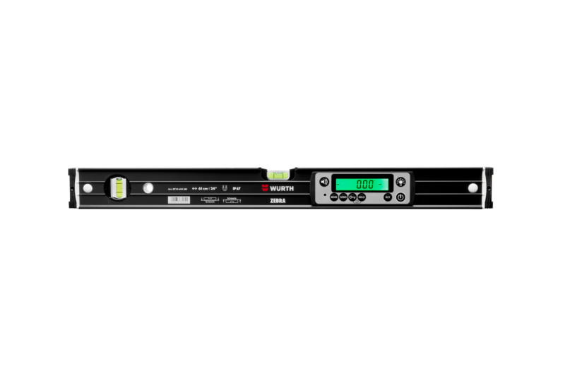 Digitale Magnet-Wasserwaage mit 2 Displays
