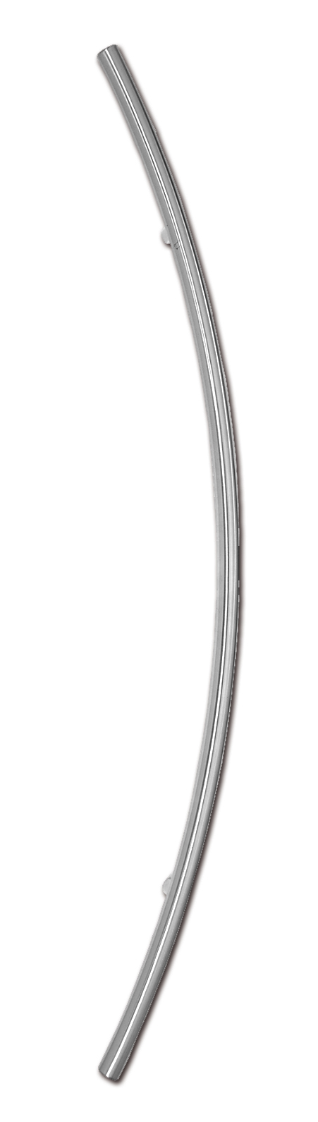 TG 650 - Edelstahl-Außengriff, Sichelform (für Füllungsmontage)