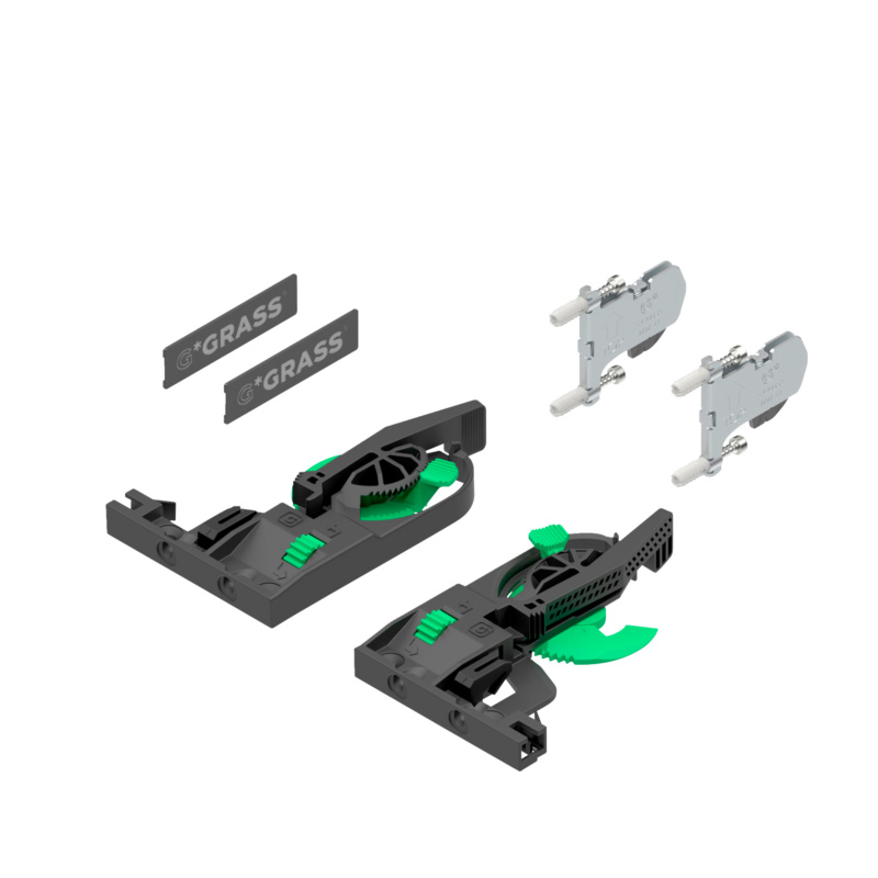 2D-Kunststoff-Rastkupplung-Set für VIONARO V8