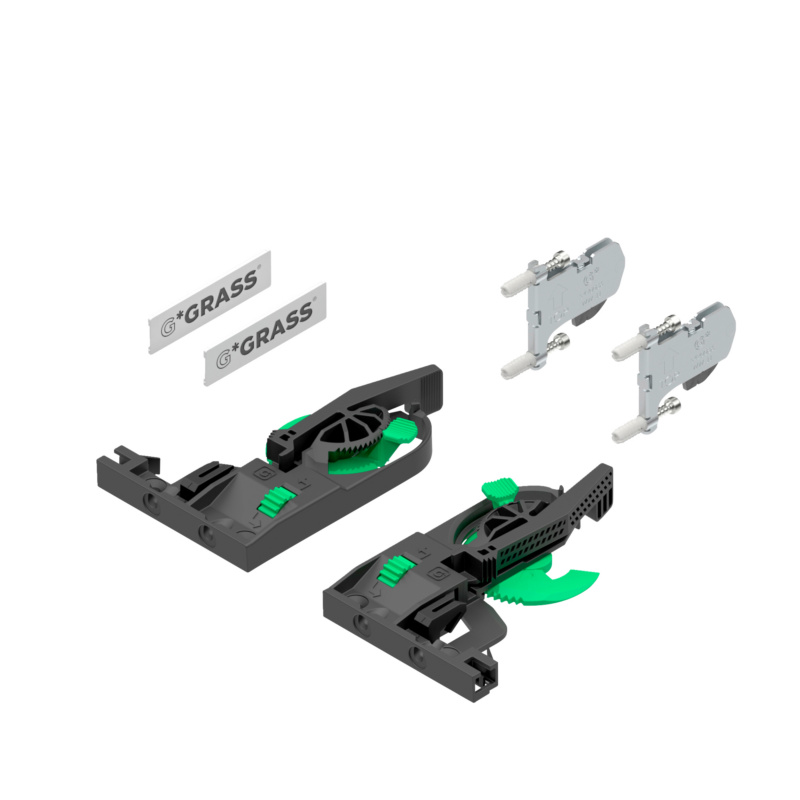 2D-Kunststoff-Rastkupplung-Set für VIONARO V8