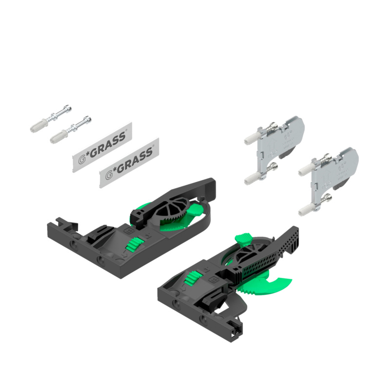2D-Kunststoff-Rastkupplung-Set für VIONARO V8