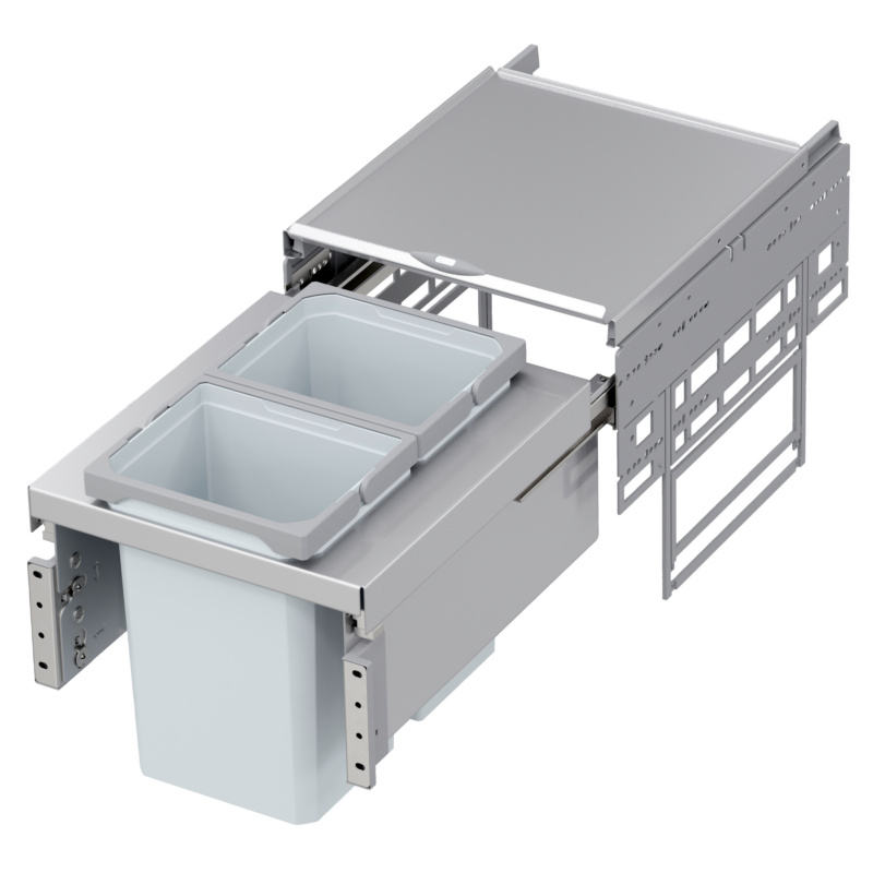 Mülltrennsystem VS ENVI Space MUELLTRENNSYS-ENVISPACE-ALUF-400-20LTR