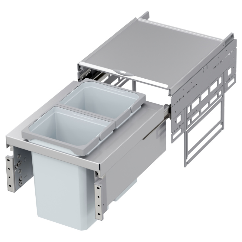 Mülltrennsystem VS ENVI Space MUELLTRENNSYS-ENVISPACE-ALUF-370-20LTR