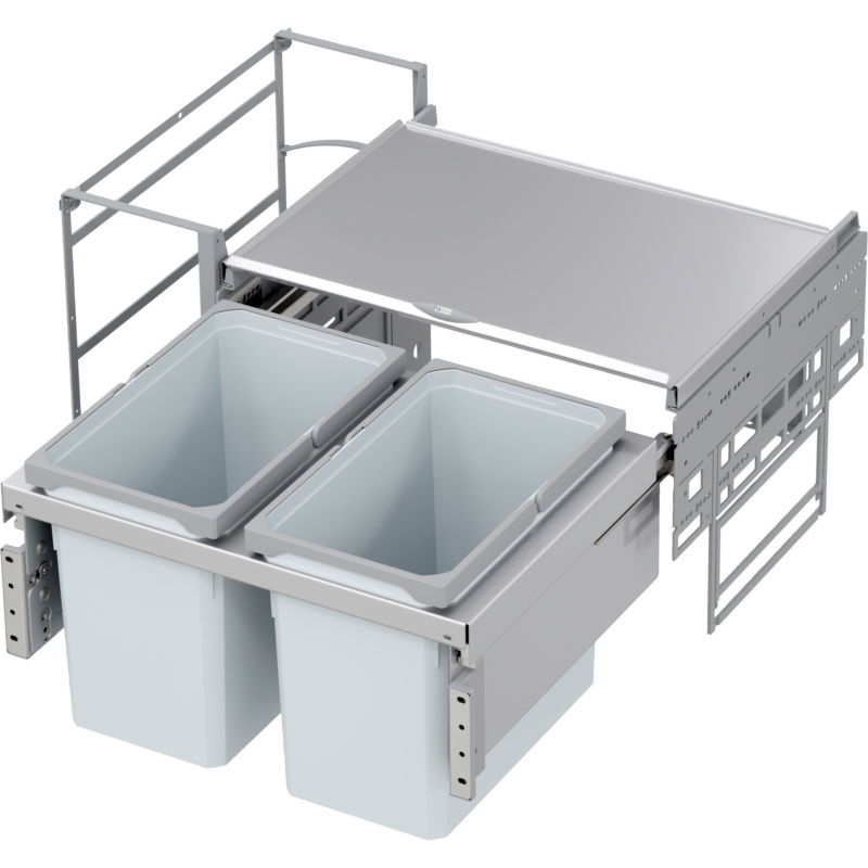 Mülltrennsystem VS ENVI Water Komplettset MUELLTRENN-ENVI-WATER-SET-ALUF-800-44L