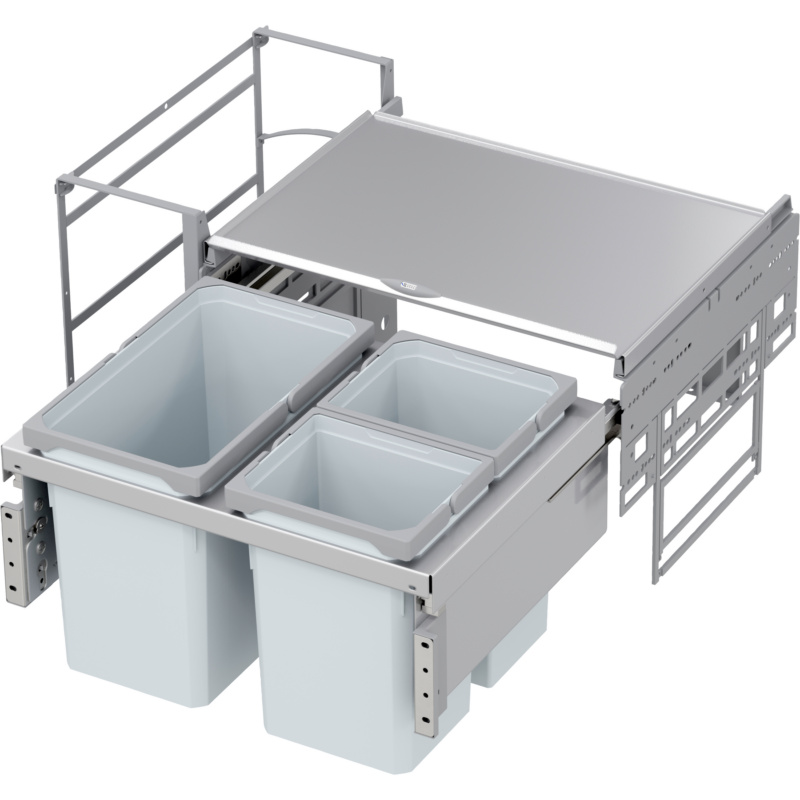 Mülltrennsystem VS ENVI Water Komplettset MUELLTRENN-ENVI-WATER-SET-ALUF-800-42L